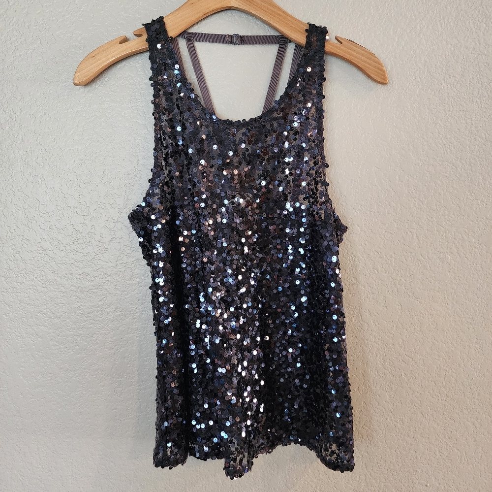 Free People Intimately Sequin Tank Top